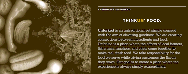 Sheridan's Think Unfood